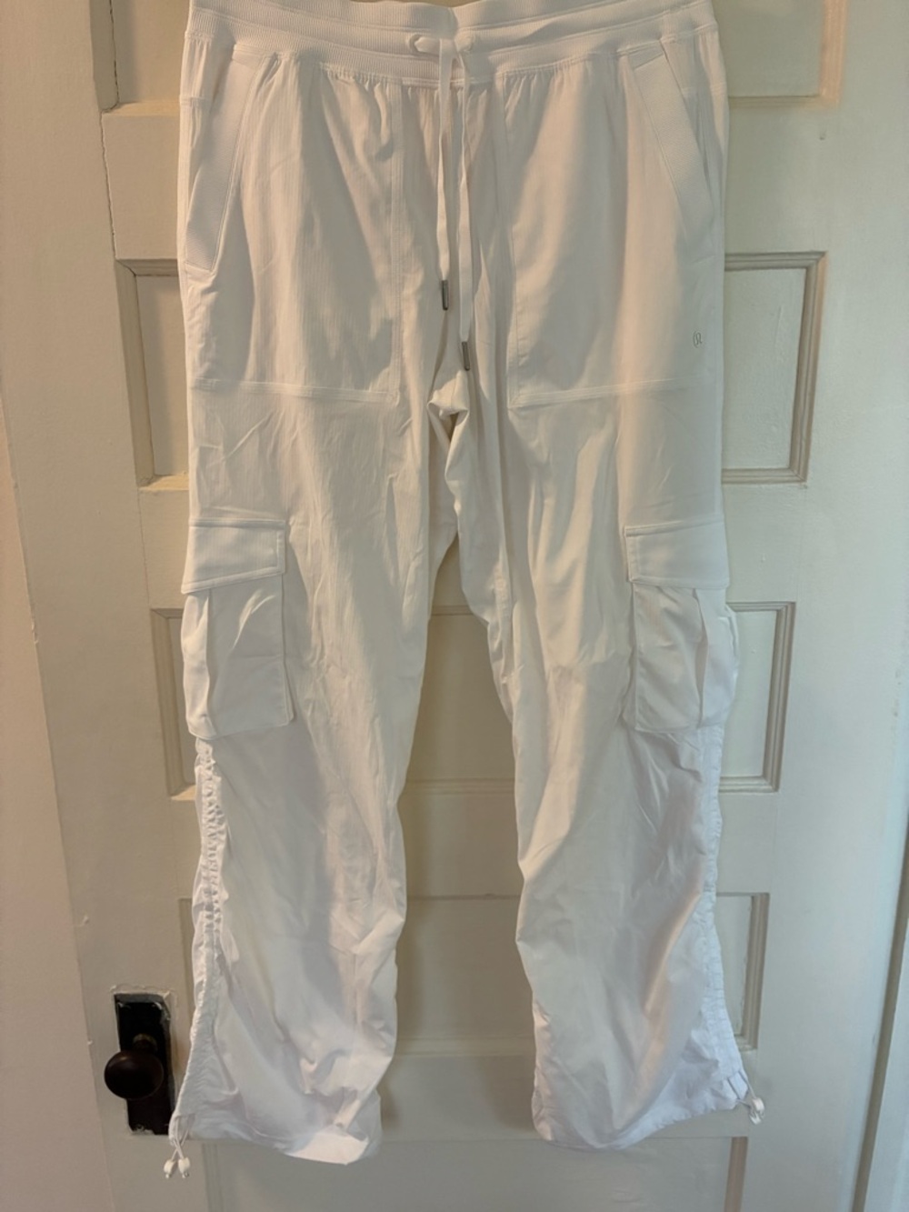 lululemon athletica dance studio White Cargo Pants NWT
